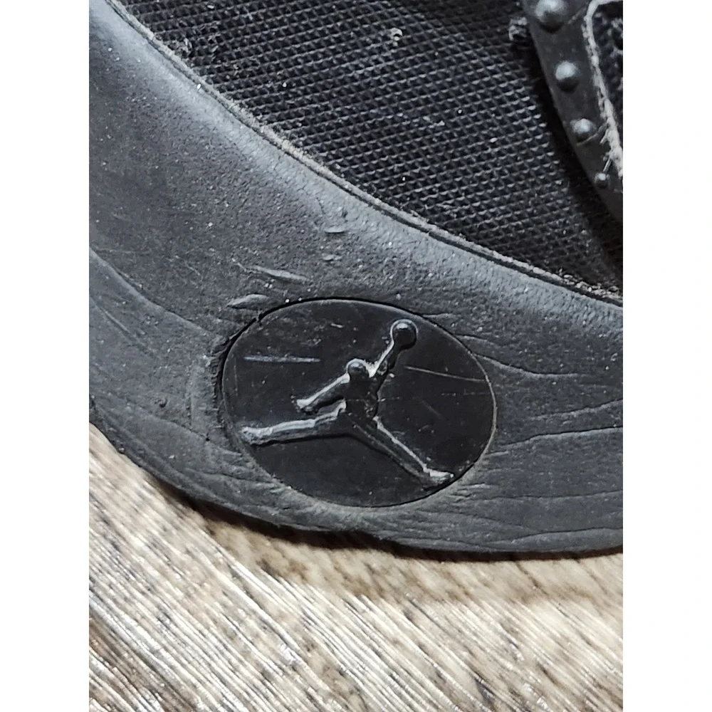 🔥RARE🔥Air Jordan Trunner LX High Triple Black 8.5 High Hi Top Zip Basketball